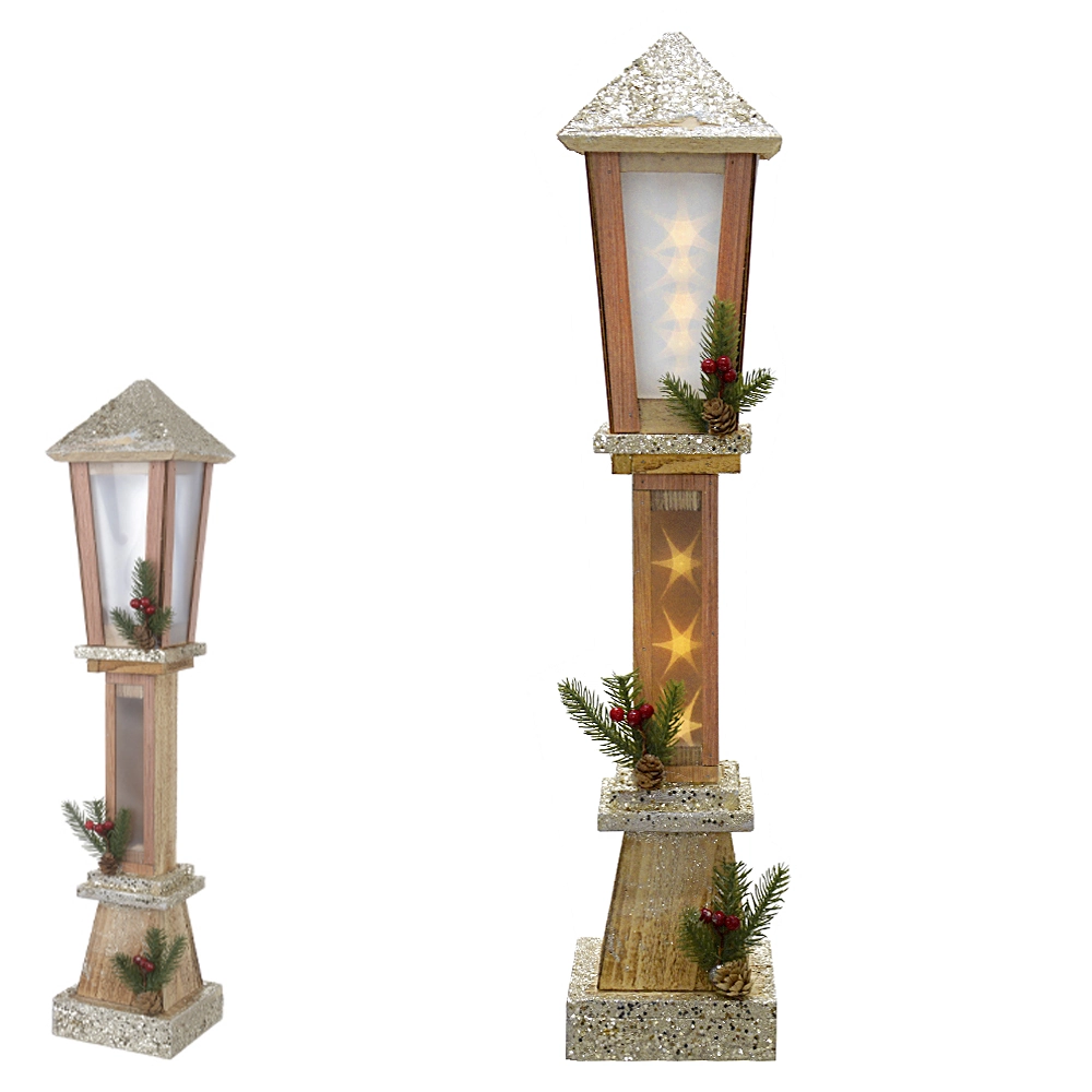 Poste Decorativo Led 62cm Bege Branco 44390001 Dea