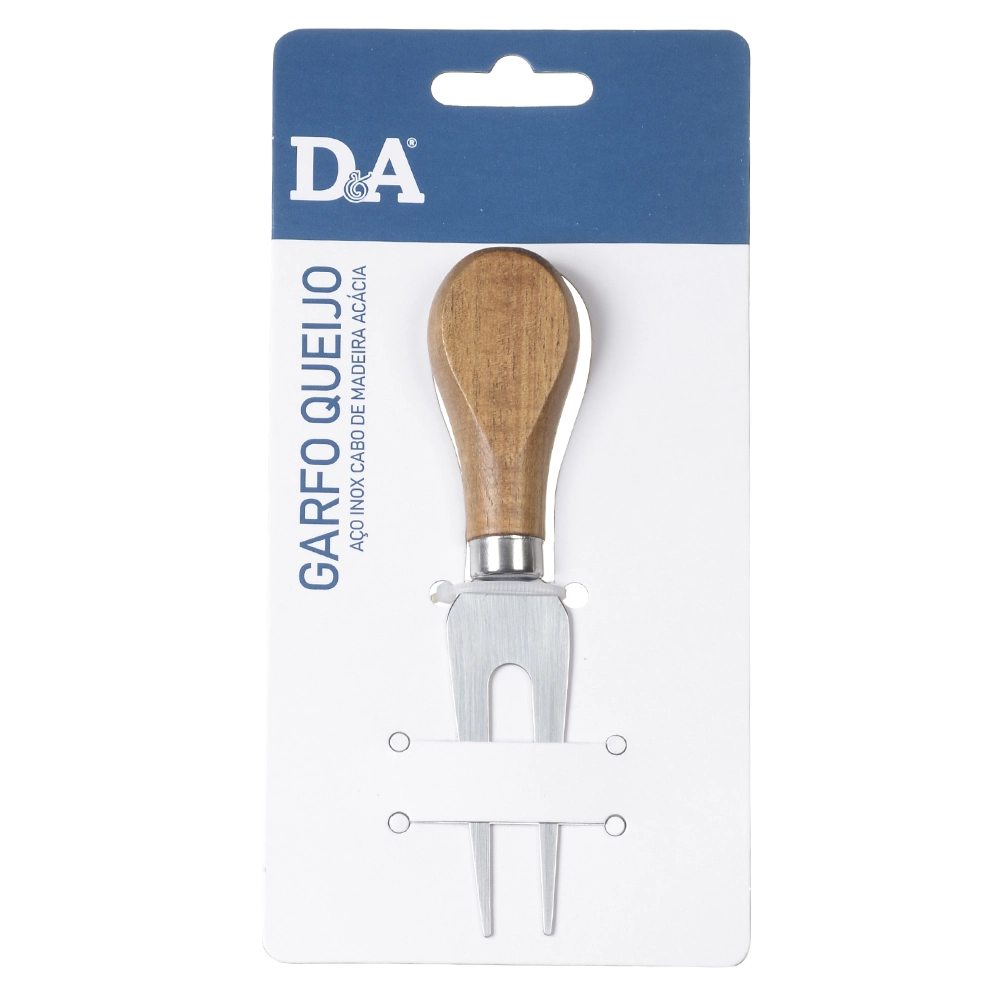 Garfo Queijo Aco Inox Cabo Bege 12.5x2.8x1.5cm 44436001 Dea