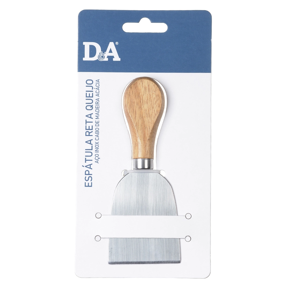 Espatula Reta Queijo Aco Inox Cabo Bege 12.5x5x1.5cm 44437001 Dea
