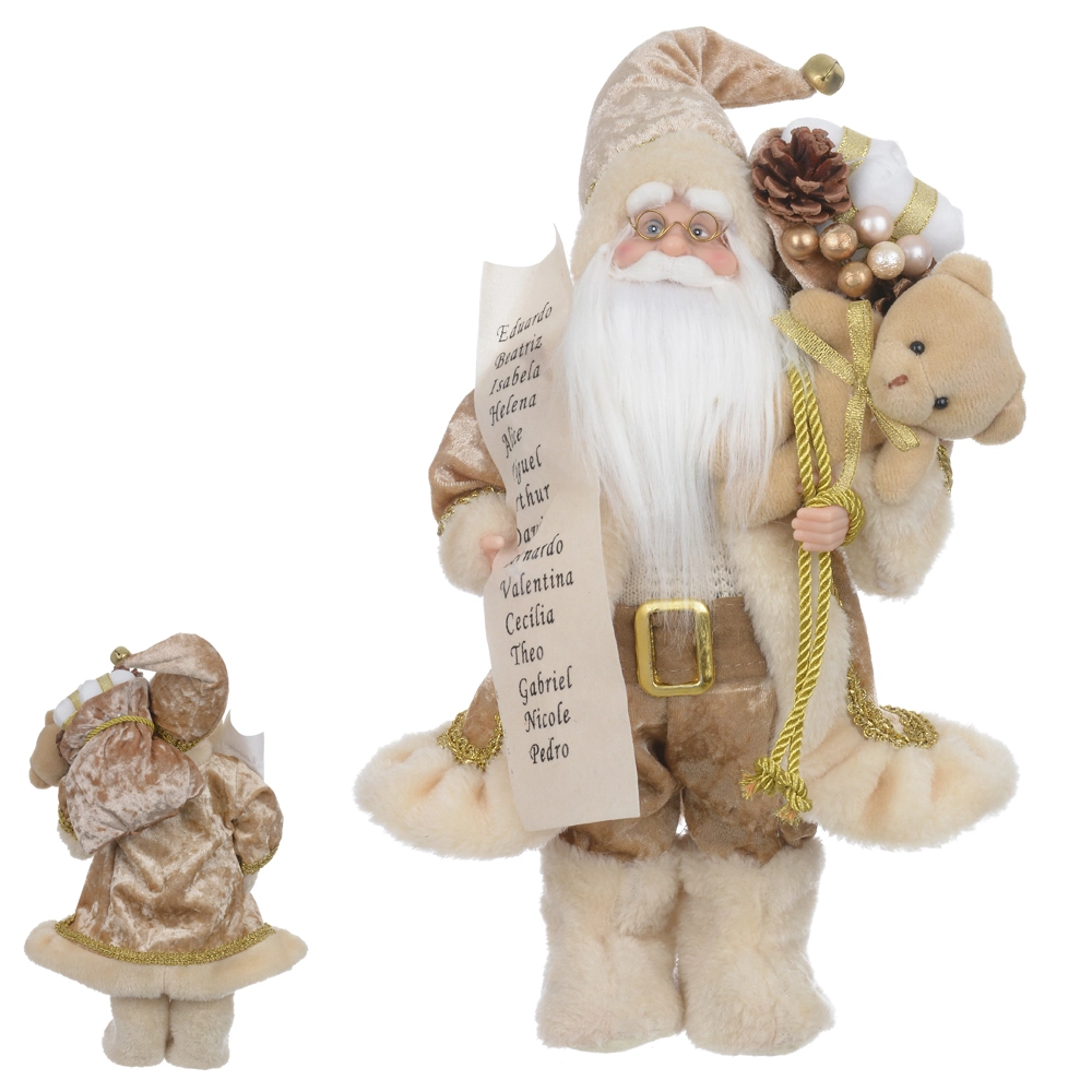 Papai Noel Natal Pe Champanhe 30cm 44617001 Dea