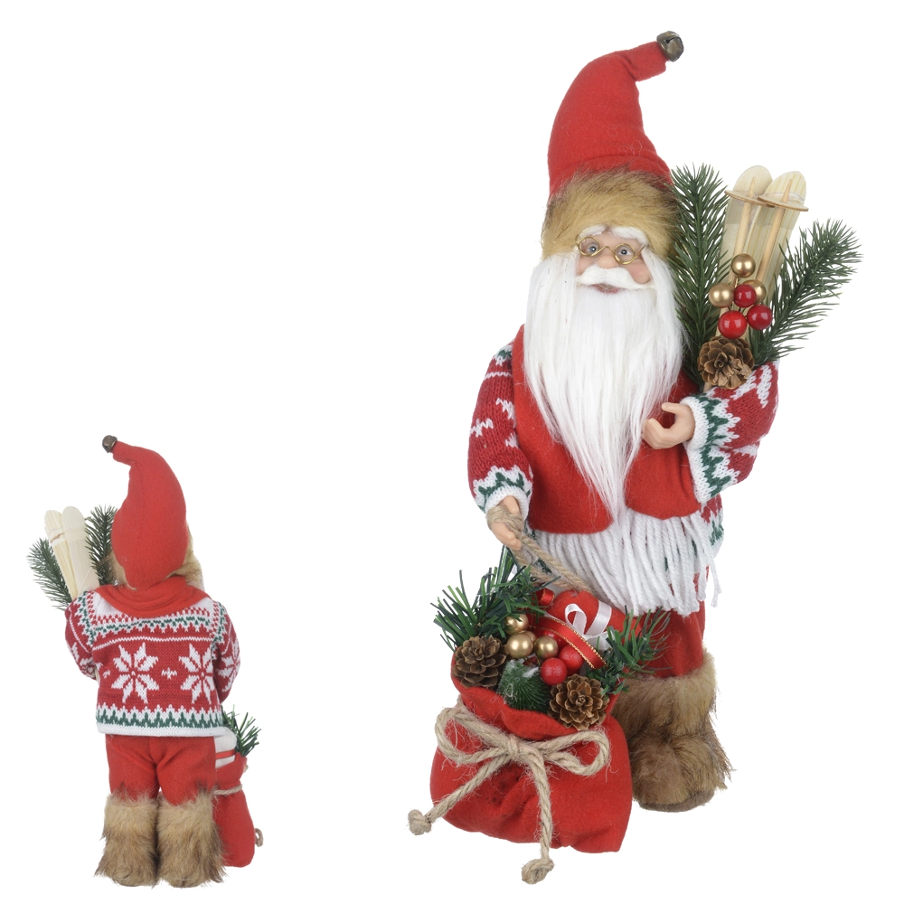 Papai Noel Natal Pe Vermelho 30cm 44620001 Dea