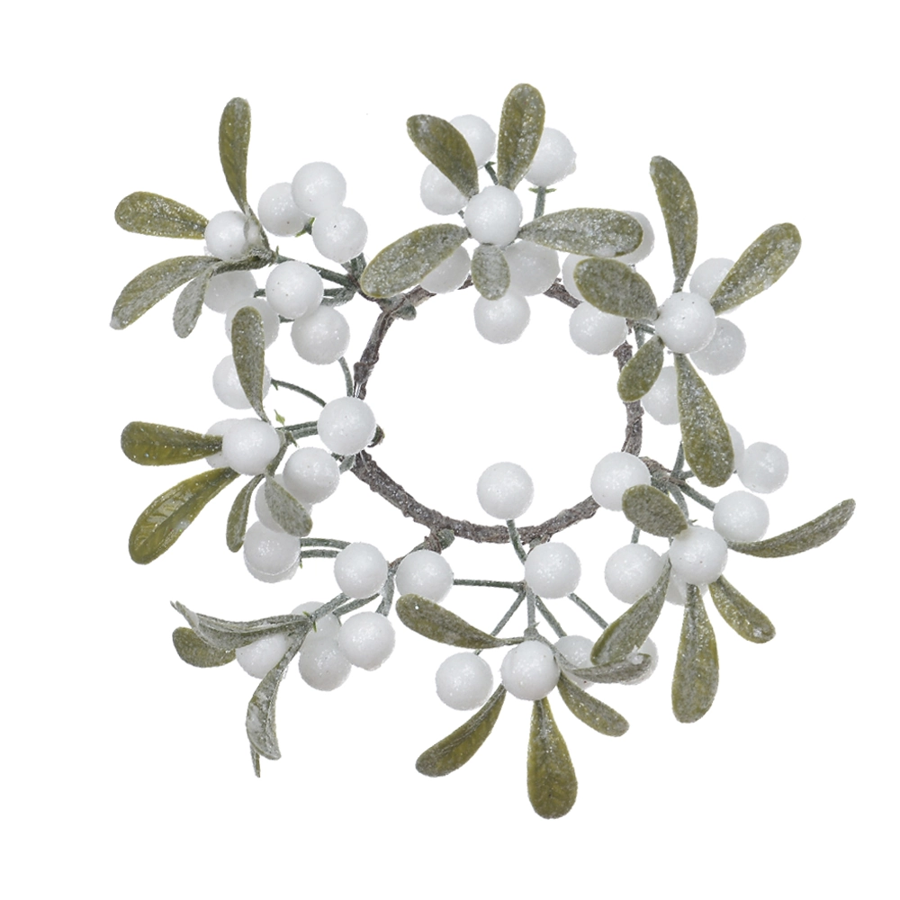 Porta Vela Berry Branco 18cm 44716001 Dea