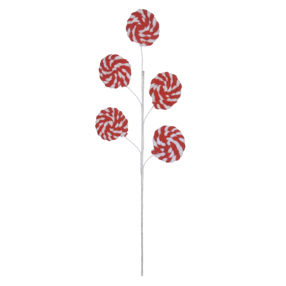 Complemento Candy Cane Vermelho Branco 50cm 44910001 Dea
