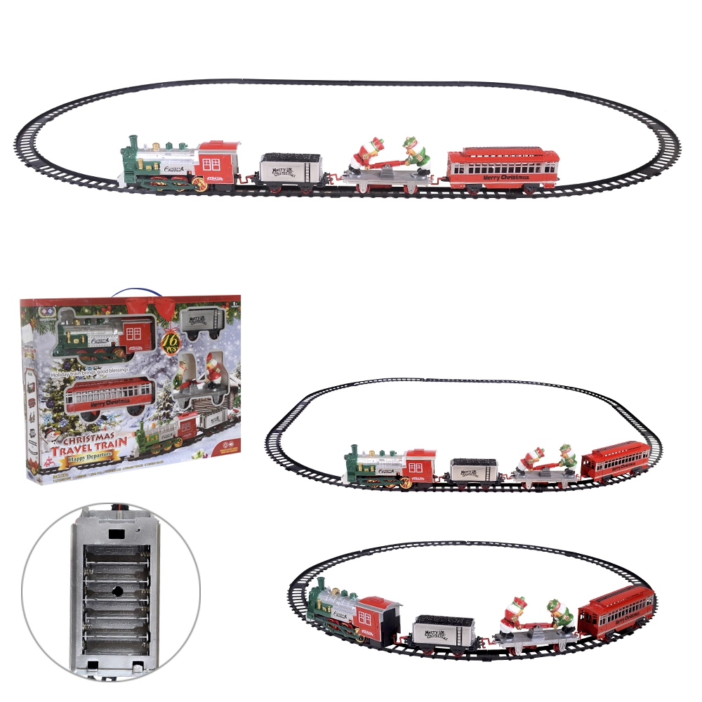 Enfeite Natal Trem Plastico Colorido 80cm 45118001 Dea