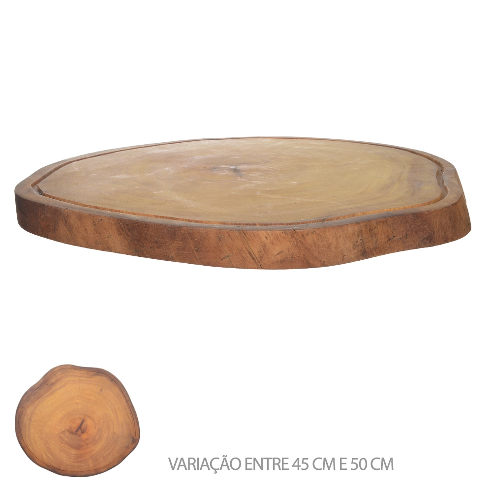 Tabua Corte Teca Tora G Multiuso Natural 65699 Dea