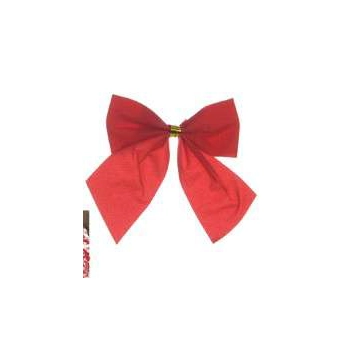 Enfeite Natal Laco Vermelho Veludo 12 Un.