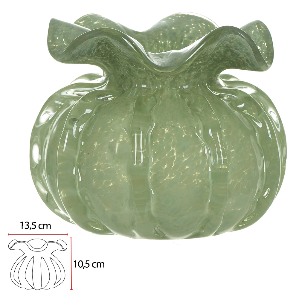 Vaso Vidro 10.5cm 13.5d 75909007 Dea
