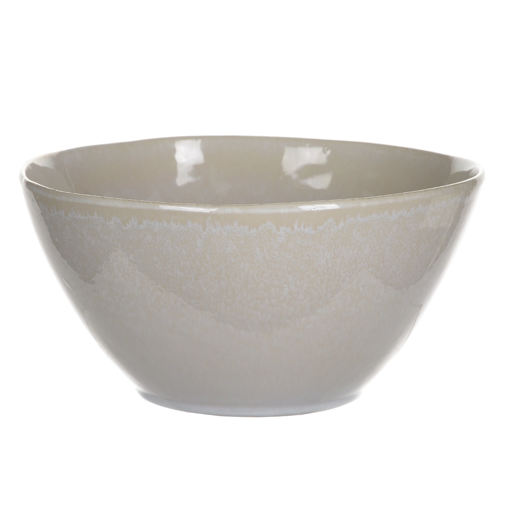 Bowl Salada Ceramica 24.5x12.5cm Gres Reativo Branco Furtacor 45504001
