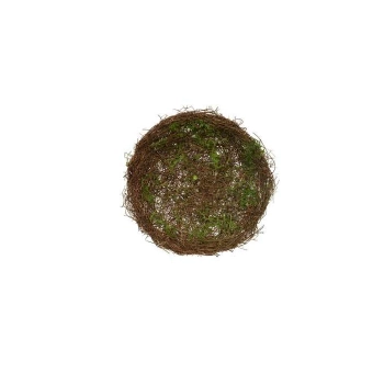 Enfeite Pascoa Ninho 20cm Marrom