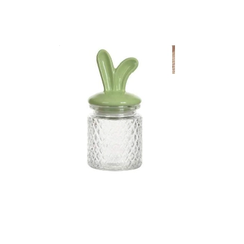 Vaso Decor Pascoa C/tampa 15cm Verde Dea