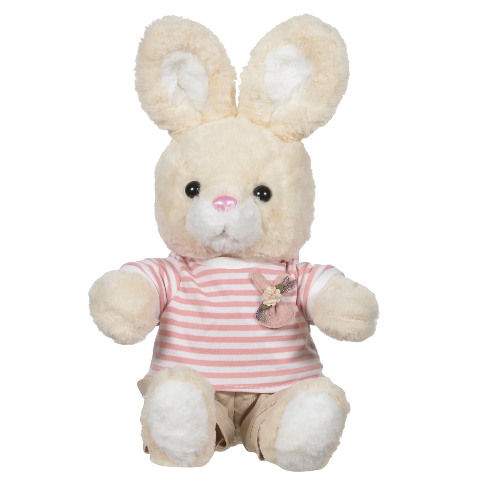 Enfeite Coelho Macho Rosa Bege 40cm 45992001 Dea