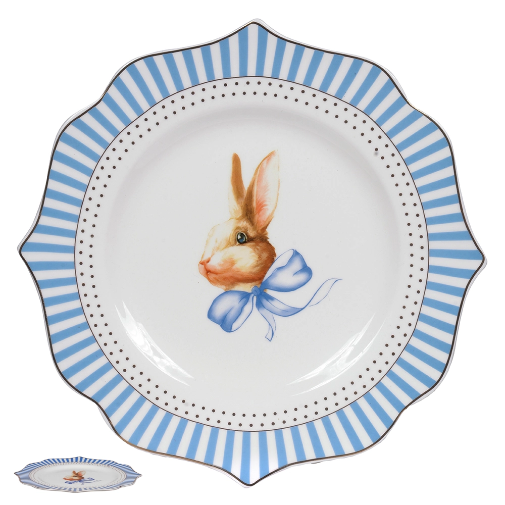 Coelho Pascoa Decorativo Azul 19.05d 46083001 Dea