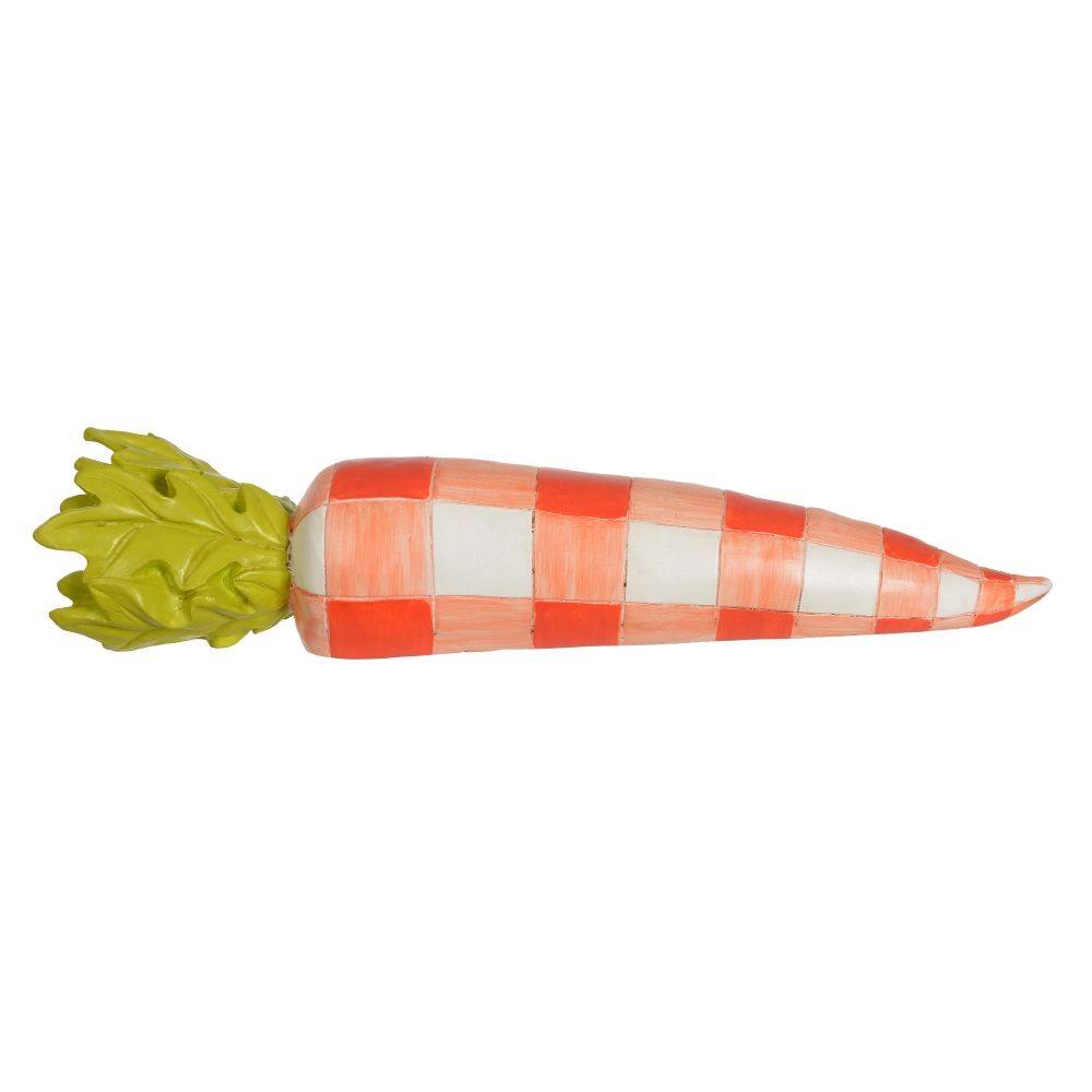 Enfeite Cenoura Resina Laranja 7cm 46147001 Dea
