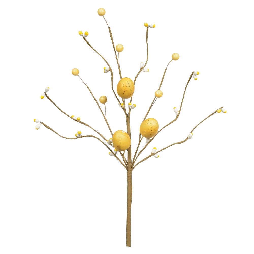 Haste C/ovo X3 34cm Amarelo Dea