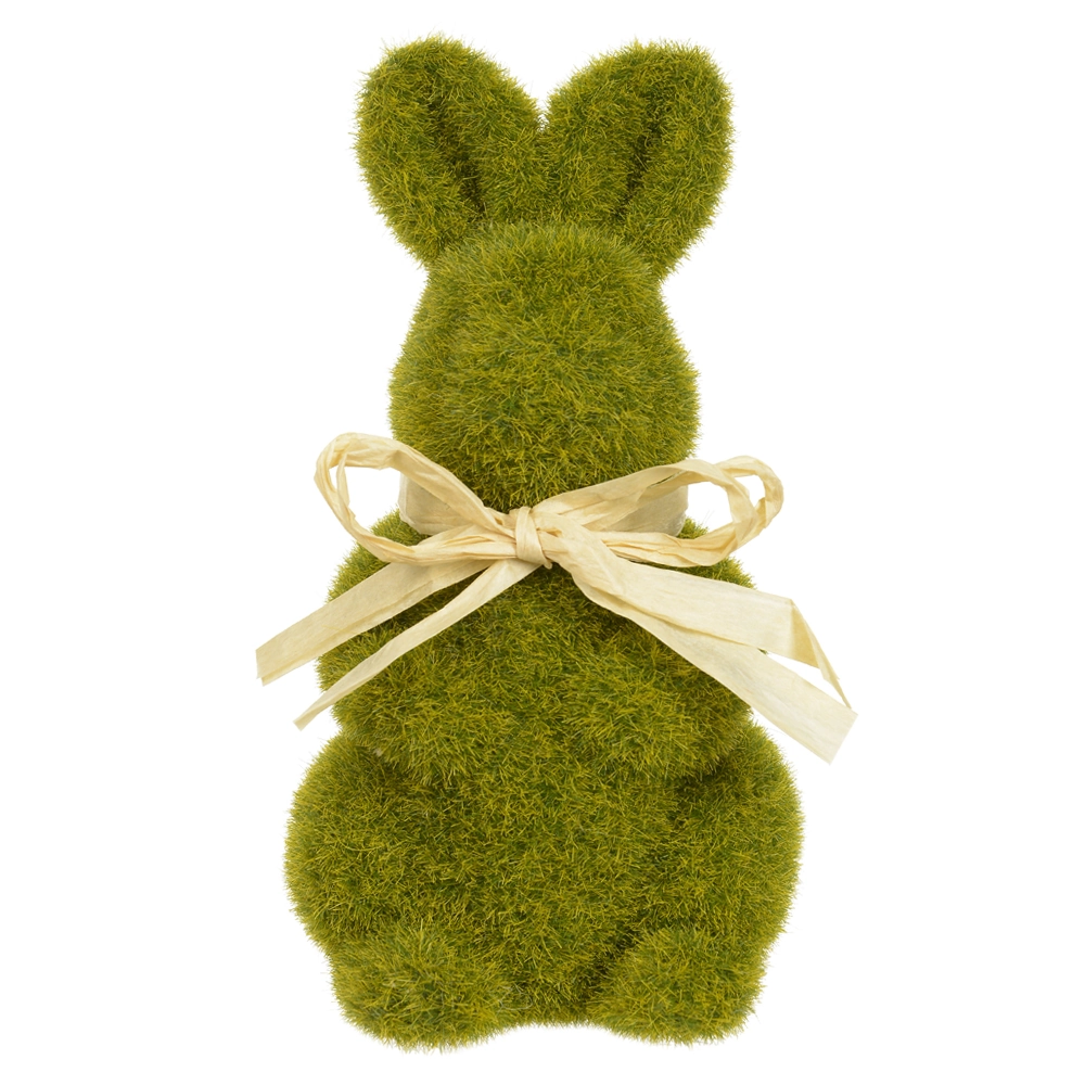 Boneco Coelho Pascoa Pe Grass Palha Verde 17x10cm 46302001 Dea
