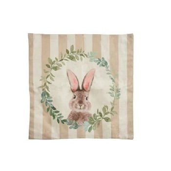 Capa Almofada Decor Pascoa Bege 43cm