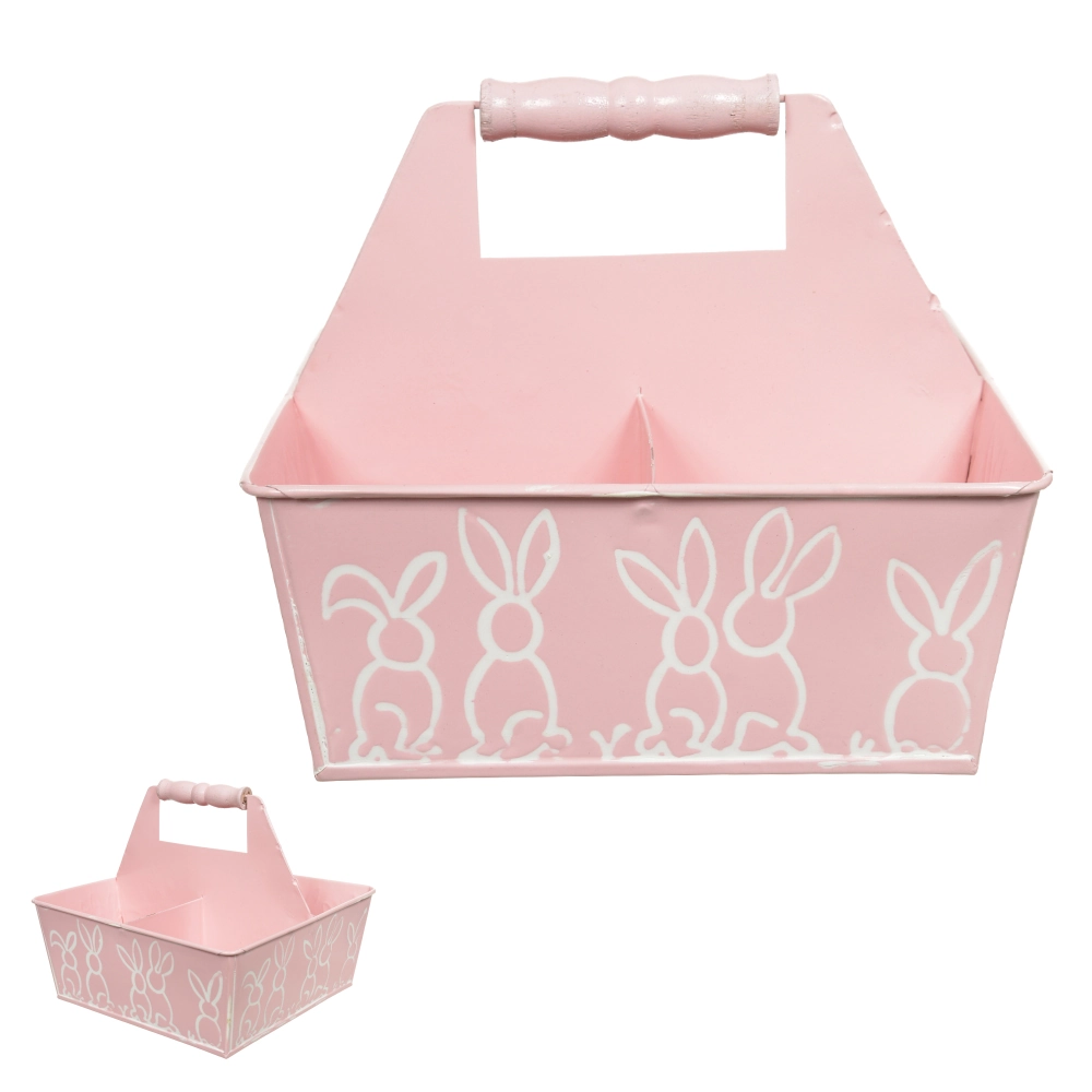 Vaso Decorativo Metal Rosa 16x19x19cm 46523001 Dea