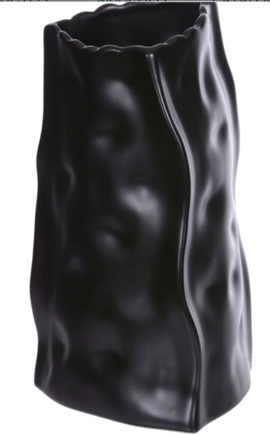 Vaso Ceramica Preto 25cm 15d 46575003 Dea