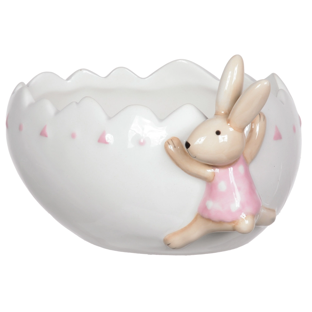 Vaso Coelho Pascoa Colorido 13.5x10.2x8.5cm 46595001 Dea