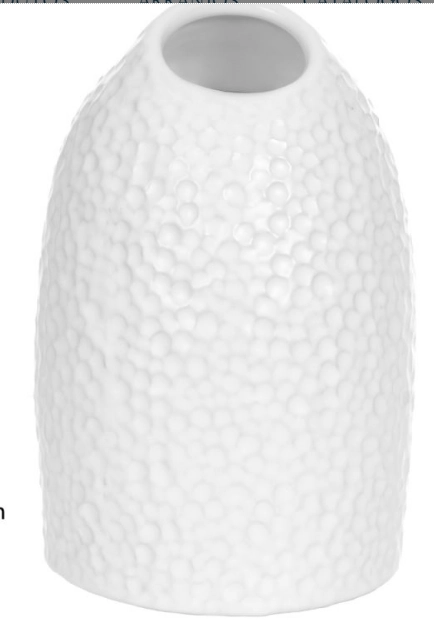 Vaso Ceramica Branco 15cm 10.3d 46591002 Dea