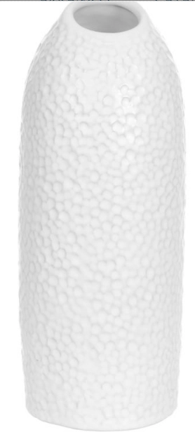 Vaso Ceramica Branco 25cm 10.3d 46599002 Dea