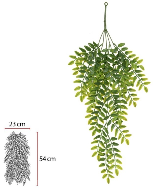 F Jasminum Plastico X25 Verde 63cm Dea 46