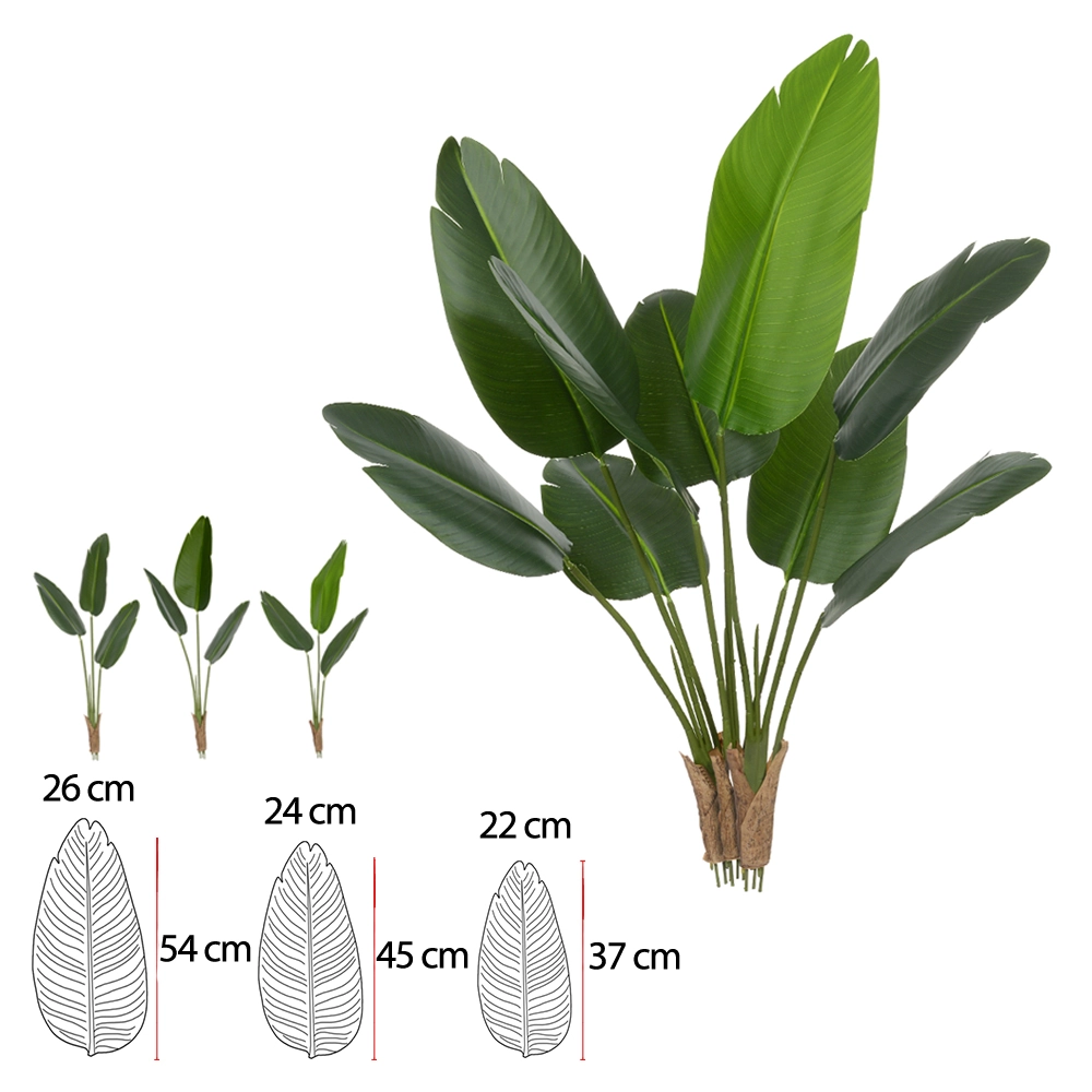 Arvore Bananeira Jardim Verde X8 1.2m 47074001 Dea