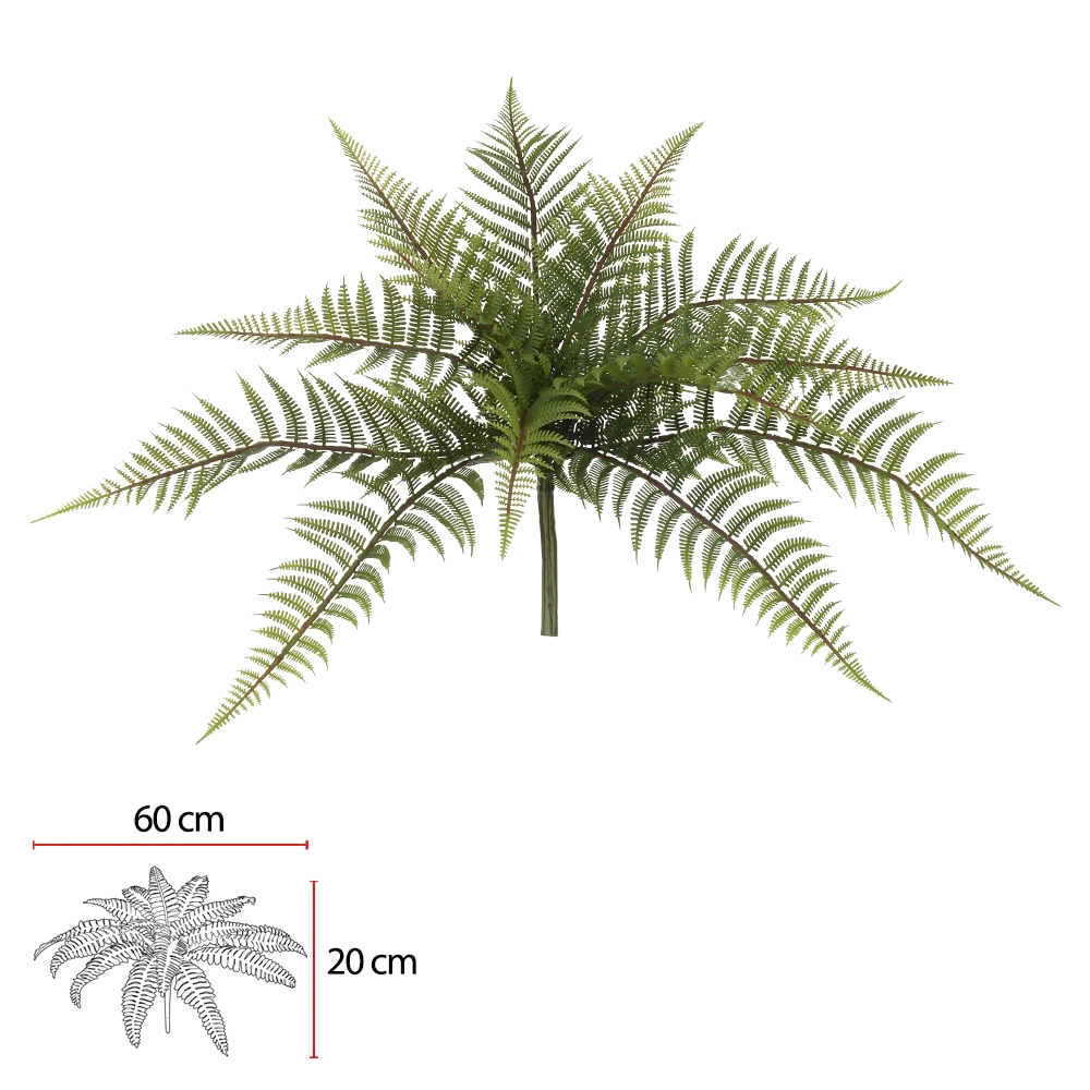 Folhagem Samambaia Prnt Plastico Verde X13 40cm 47100001 Flor Arte