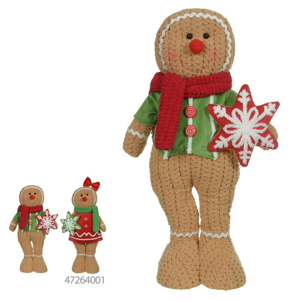 Boneco Natal Gingerbread Pe Colorido 45cm 47263001 Dea