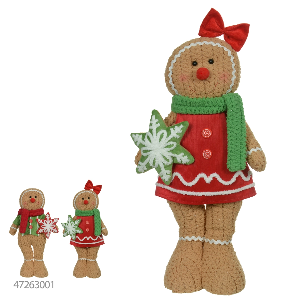 Boneco Natal Gingerbread Pe Colorido 45cm 47264001 Dea