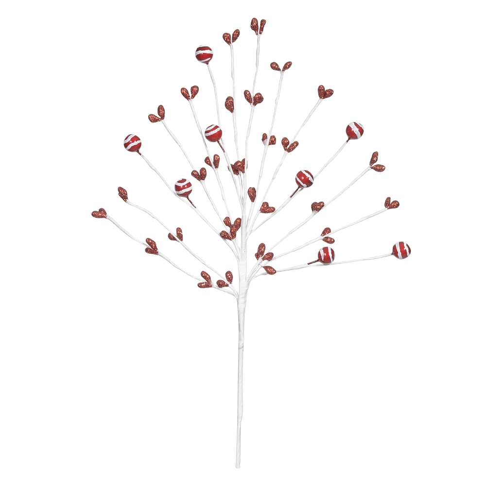 Complemento Mini Natal Cbolinha Vermelho Branco 24cm 47509001 Dea