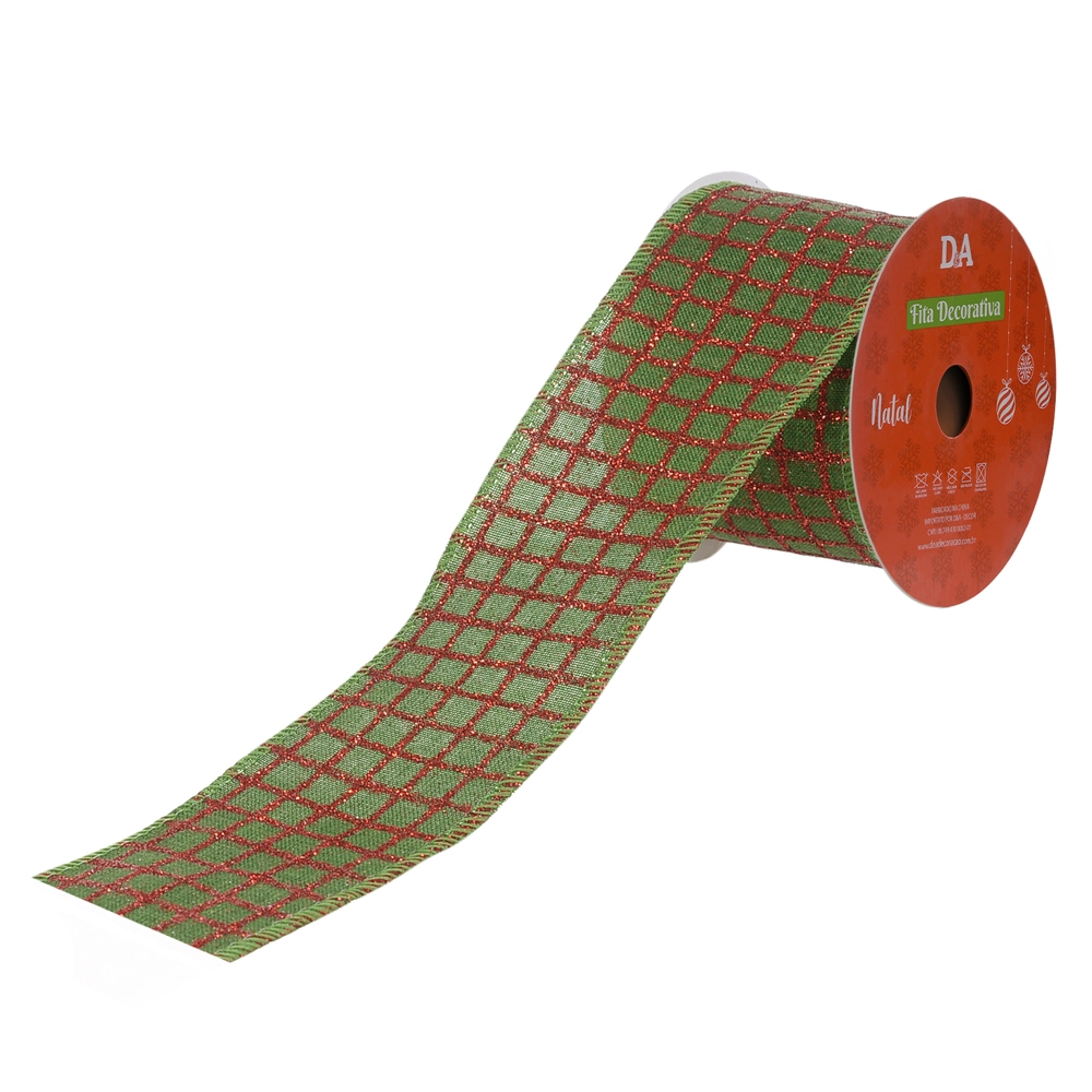 Fita Aramada Linho Glitter Costura 6.3cmx9.14m 77633006 Dea