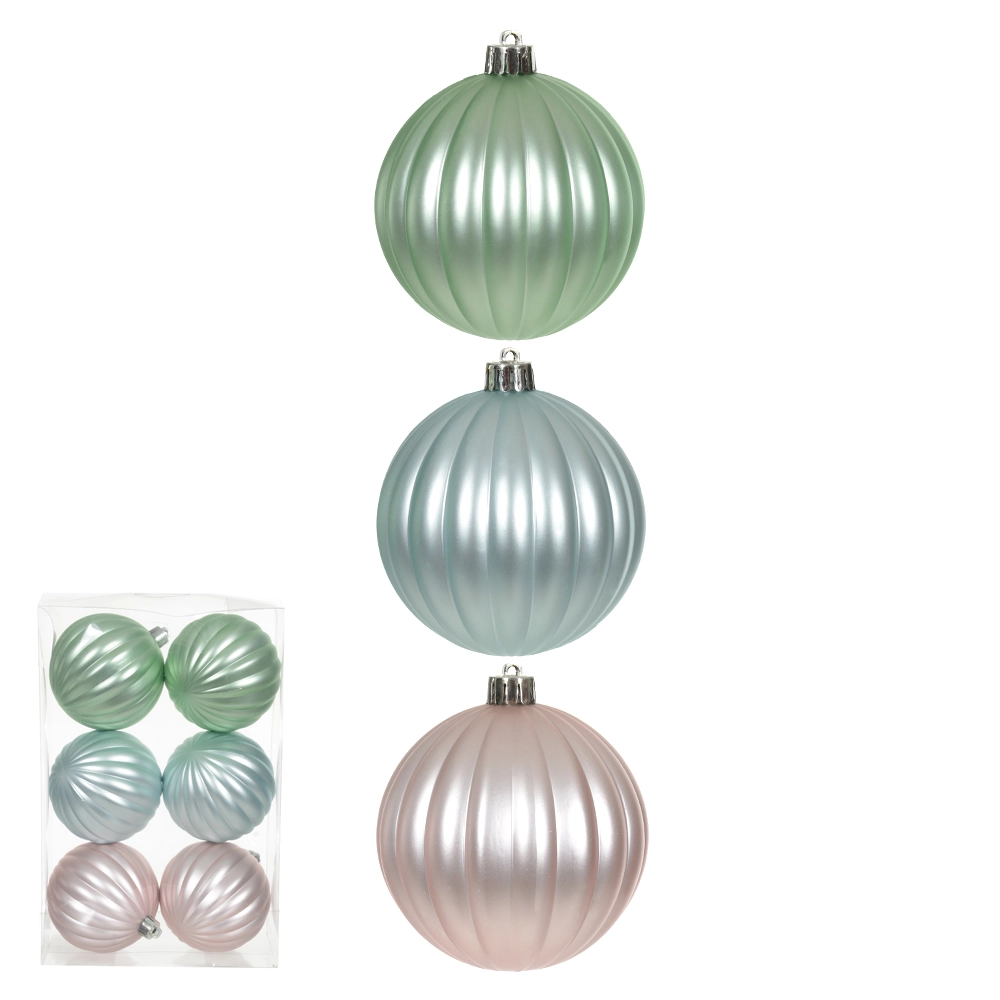 Bola Natal Colorida 8cm 6un 47436001 Dea