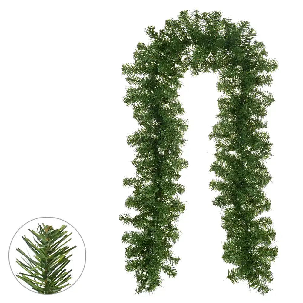 Festao Natal Aramado 220 Galhos Verde 2.7mx30cm 47465001 Dea
