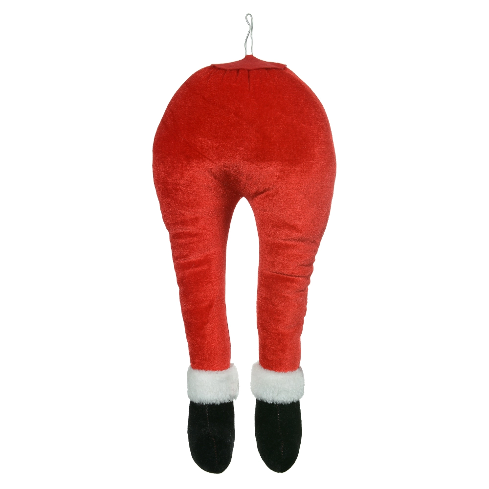 Enfeite Natal Pernas Verm Bco 43cm 47574001 Dea