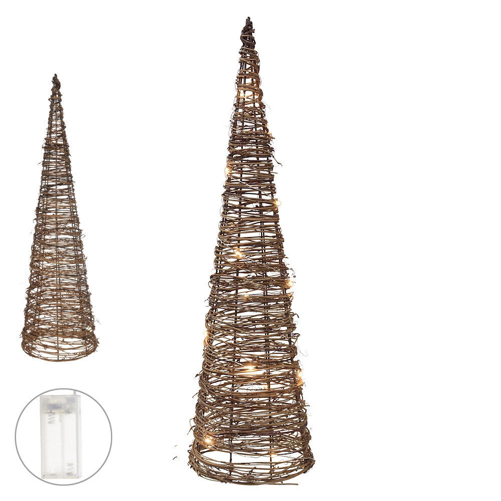 Natal Arvore Decorativa 60cm Marrom 47839001 Dea