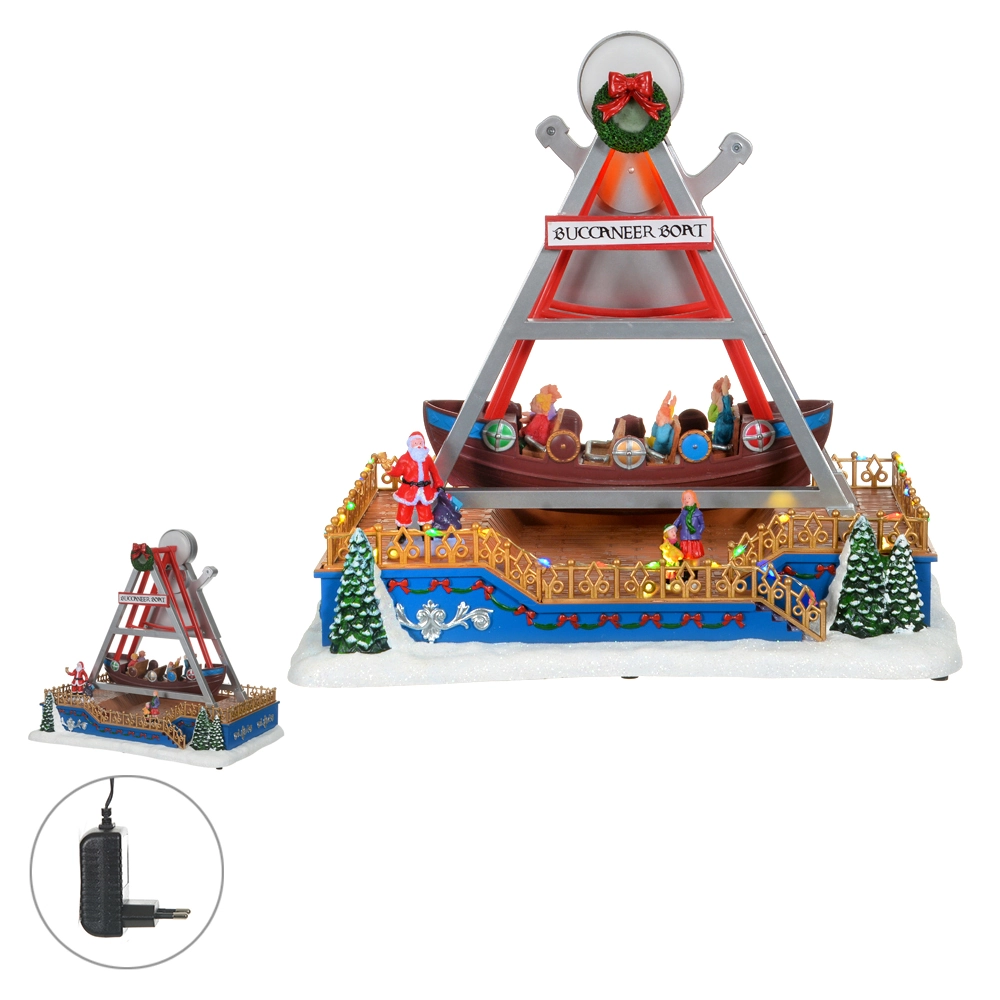 Enfeite Natal Parque Bivolt Colorido 32x22x32cm 47866001 Dea