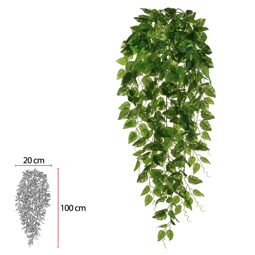 Folha Jiboia Guirlanda Verde Creme X355 1.1m 47962002 Dea