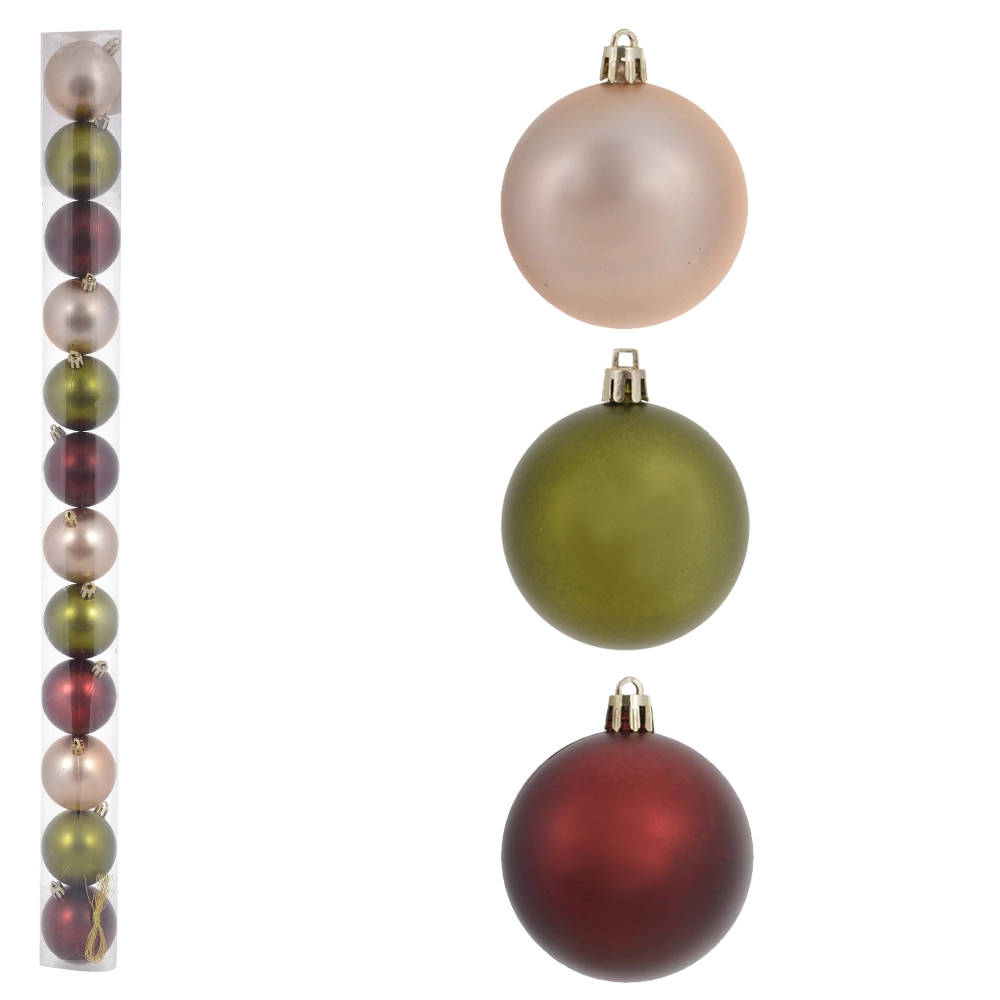 Bola Natal Fosca Colorida 6cm 12un 73985010 Dea