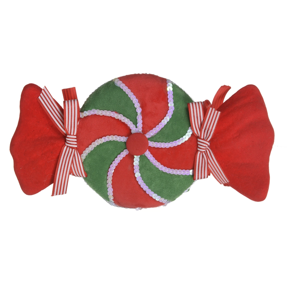 Enfeite Natal Bombom Vermelho Verde 29cm 48222001 Dea