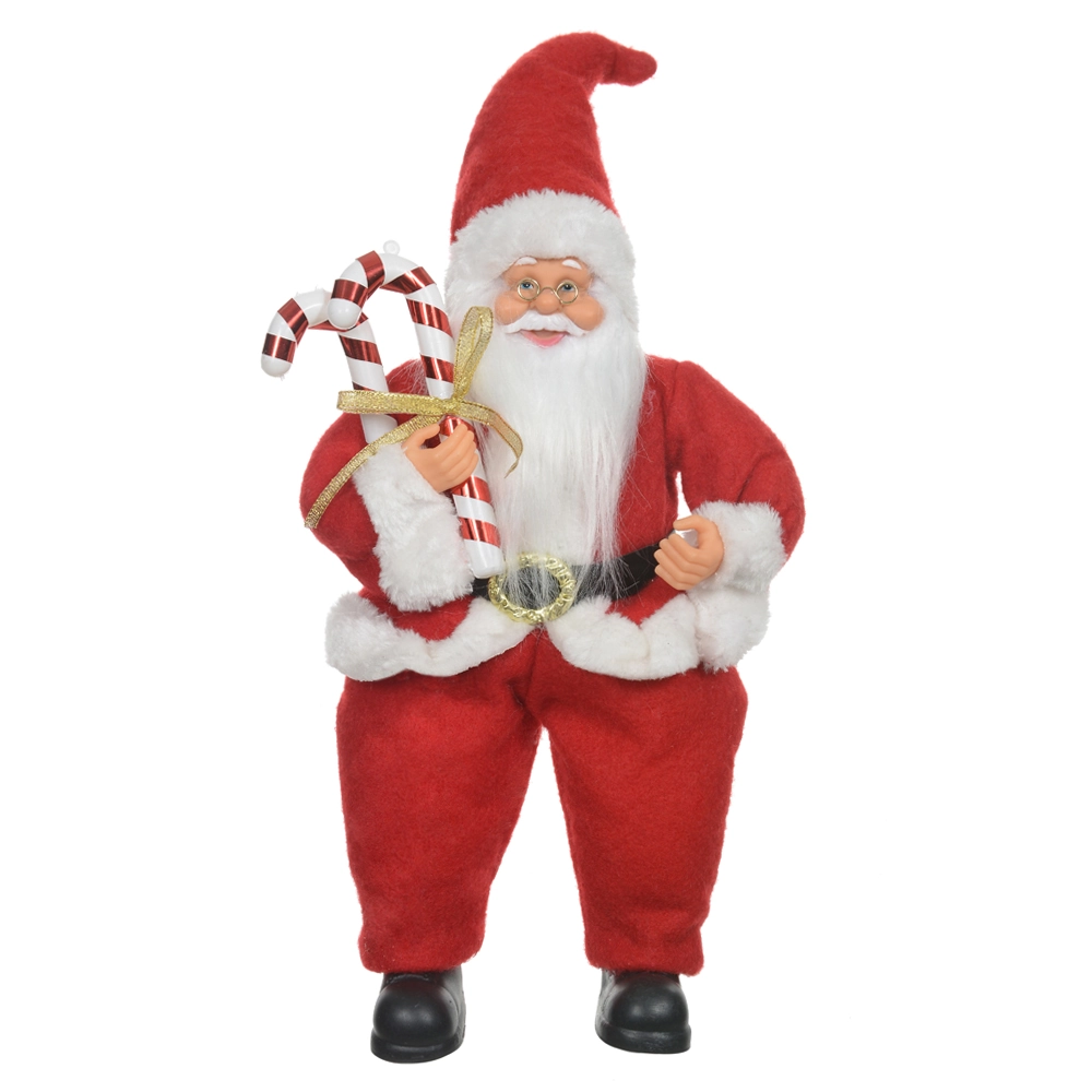 Boneco Papai Noel Sentado Vermelho /branco 30cm Dea