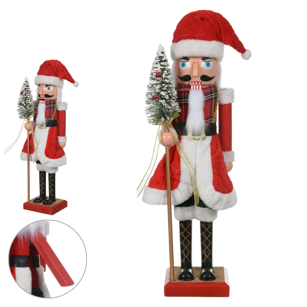 Boneco Natal Quebra Nozes Vermelho 60cm 48609001 Dea