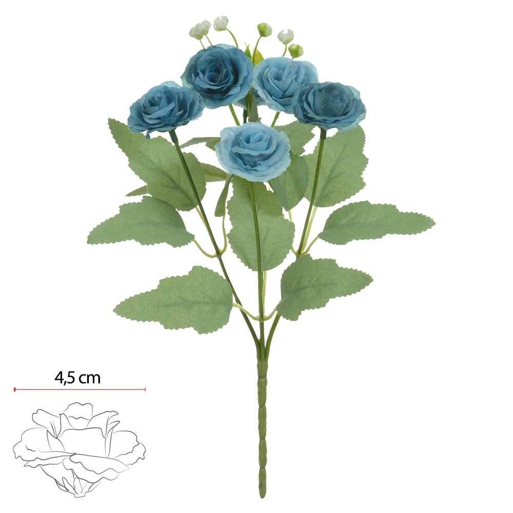 Buque Rosa Azul 2t X6 29cm 48682008 Dea