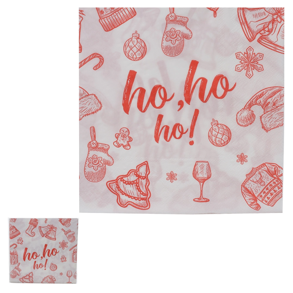 Guardanapo Papel Natal Colorido 33x33cm 20un 48942001 Dea