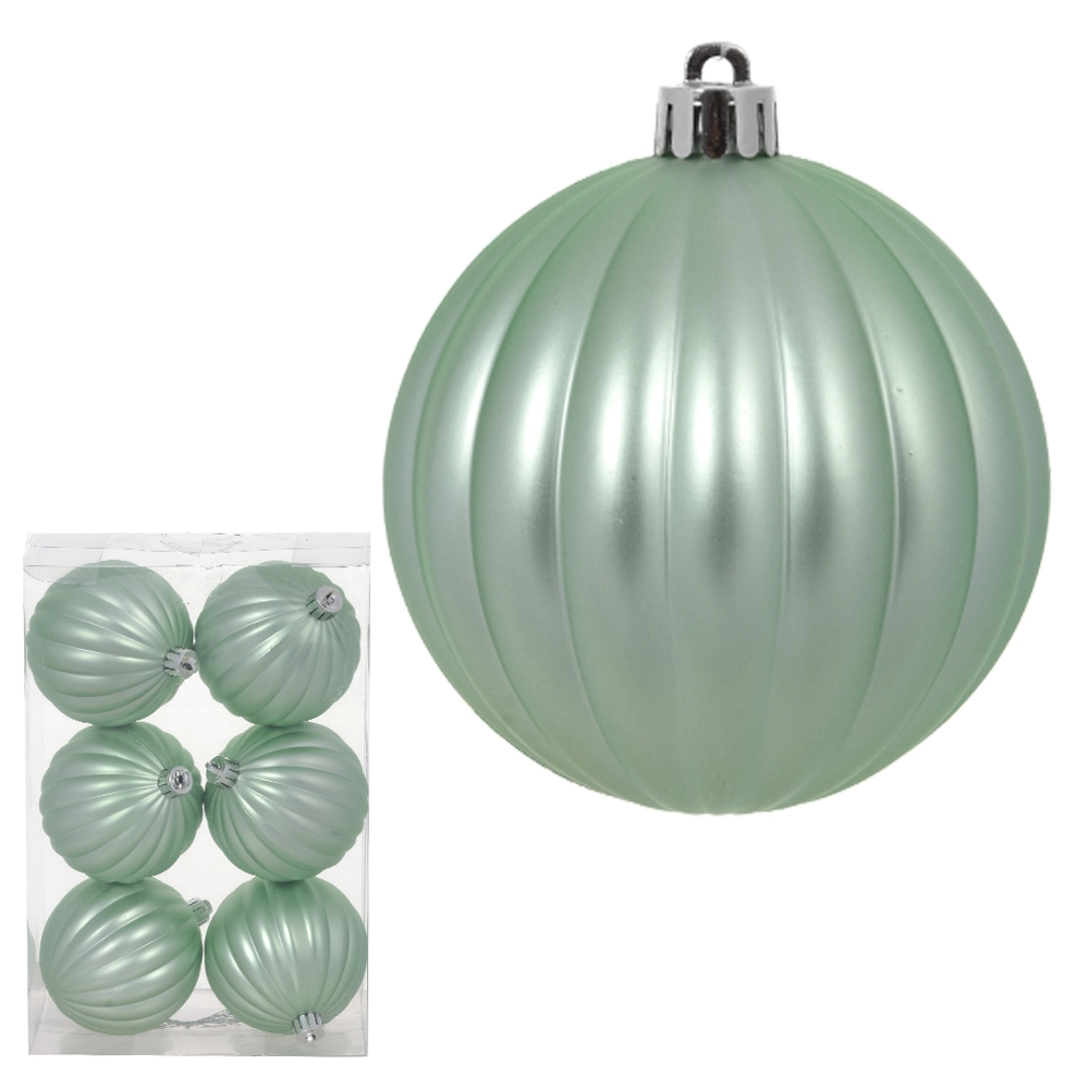 Bola Decorada Natal No Pvc C6 Und Verde 8cm 49070001 Dea
