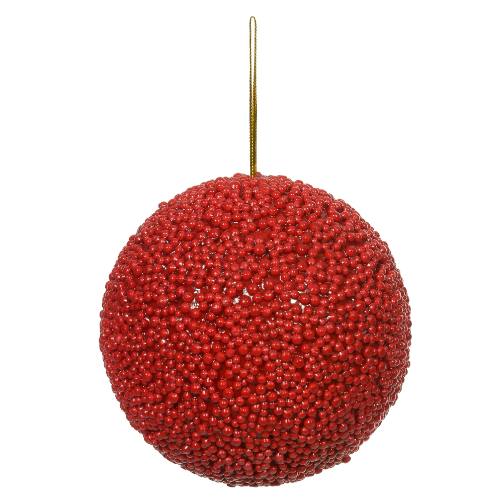 Bola Natal Berry Vermelho 10cm 49136001 Dea
