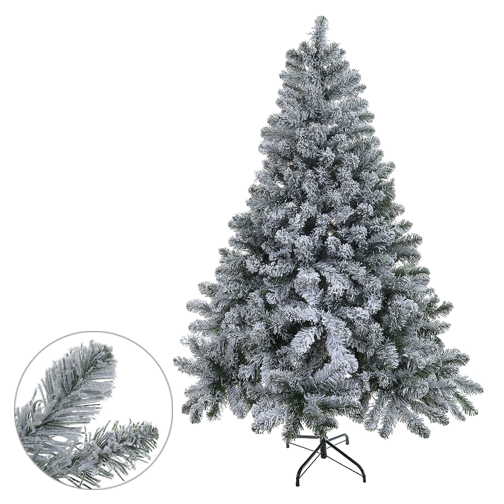 Arvore Natal Boston Nevada Base Metal 2500 Galhos Vd 3m 49349001 Dea