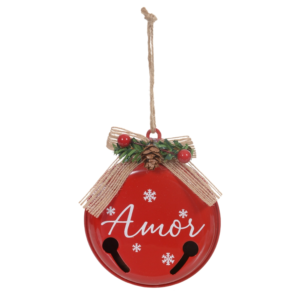 Enfeite Pendurar Natal Guizo Vermelho 10cm 49879001 Dea