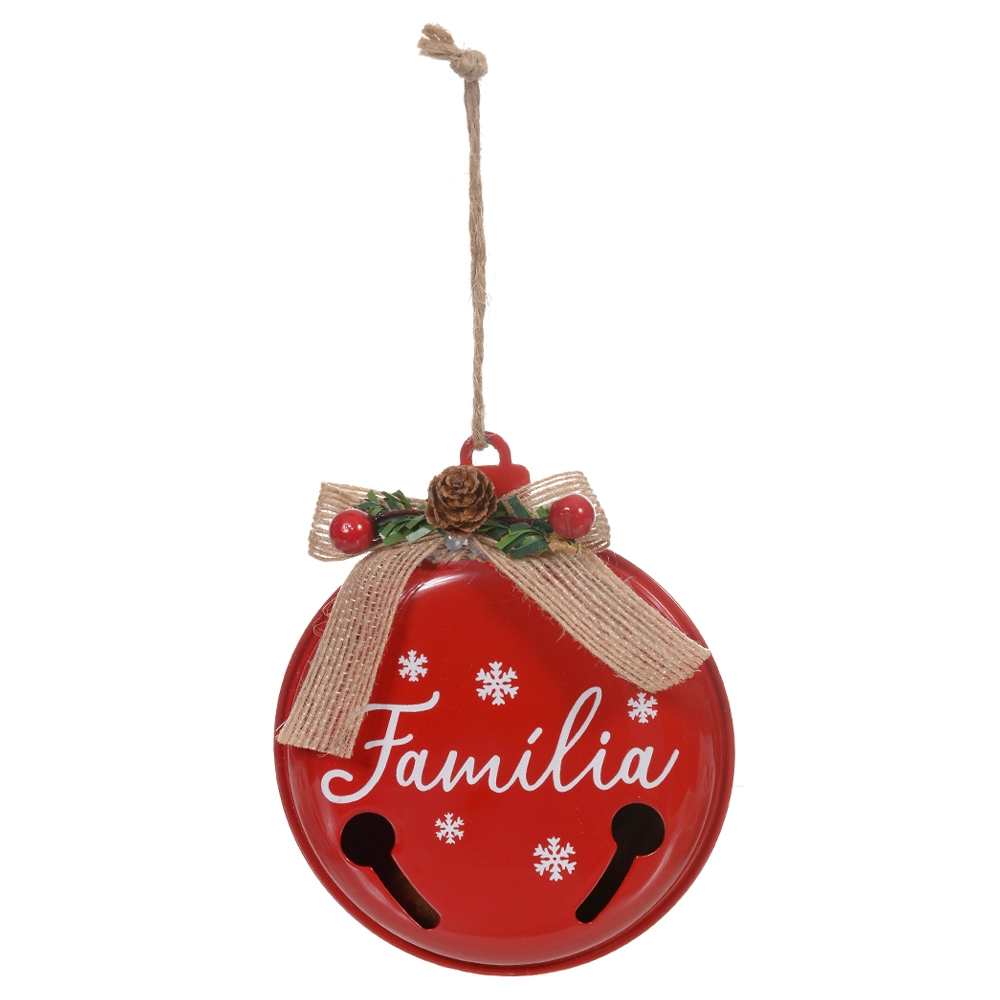 Enfeite Pendurar Natal Guizo Vermelho 10cm 49880001 Dea