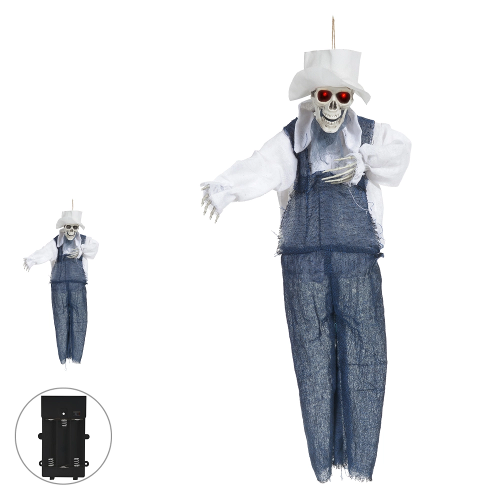 Caveira Halloween Preto Branco 2m 49993001 Dea